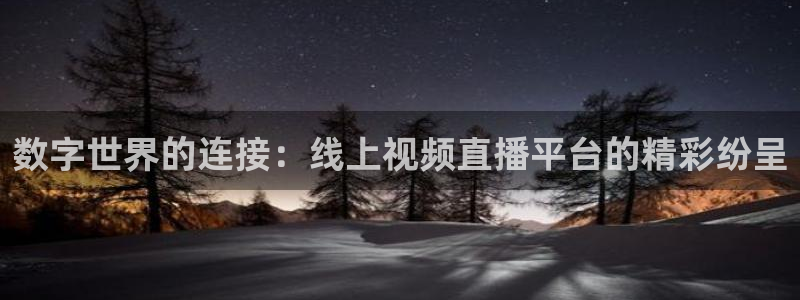 51视频在线直播nba：数字世界的连接：线上视频直播平台的精彩纷呈